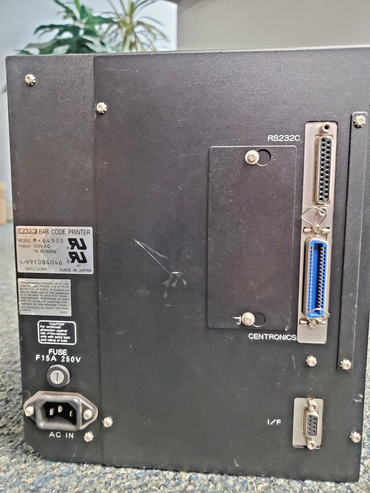 SATO M-8490S Bar Code Printer (M796)