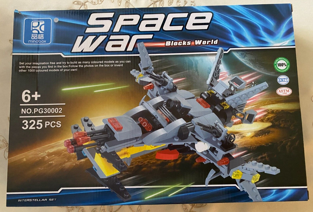 SPACE WAR BLOCKS WORLD BLOK-MINDBOX NO. PG30002 INTERSTELLAR SET ~ NEW ~ 325 PCS