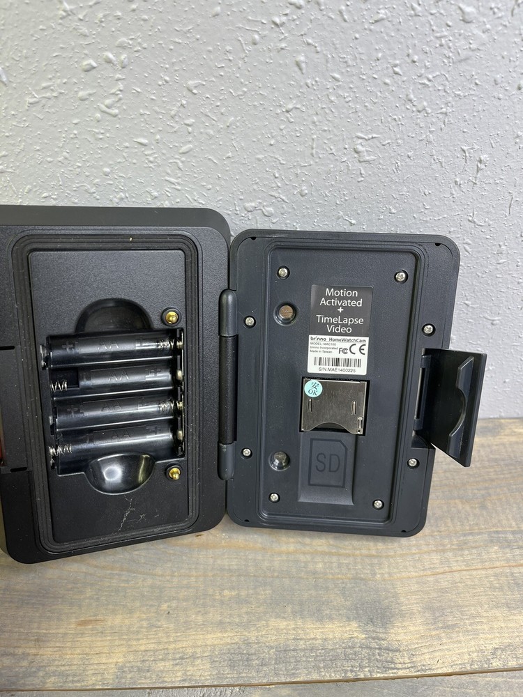 Brinno MAC100 Wire-Free Portable Motion Activated Camera (Black)