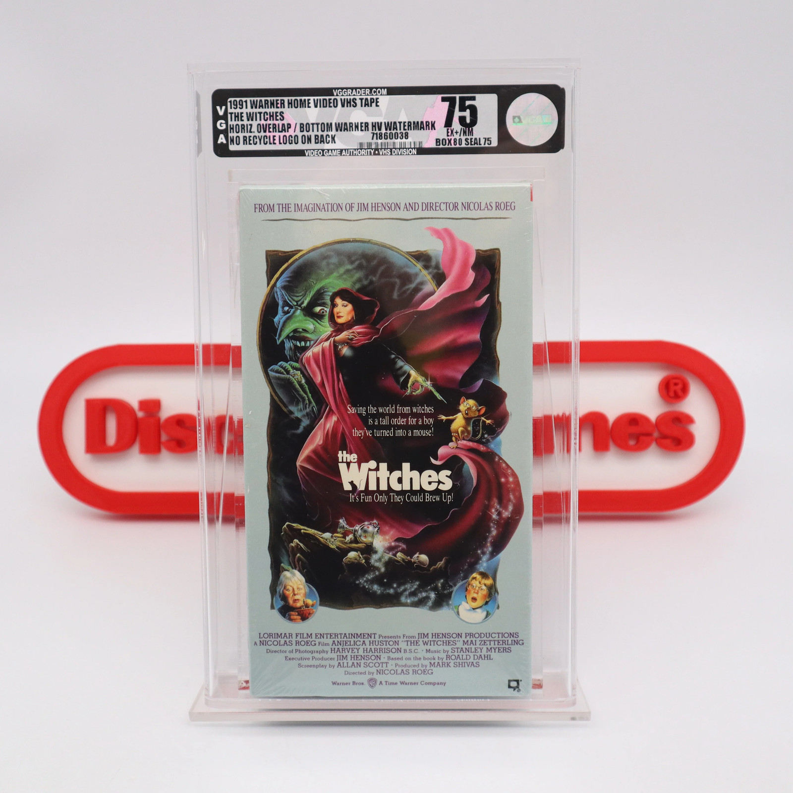 THE WITCHES - VGA GRADED 75 EX+/NM SILVER! NEW & Factory Sealed! (VHS)