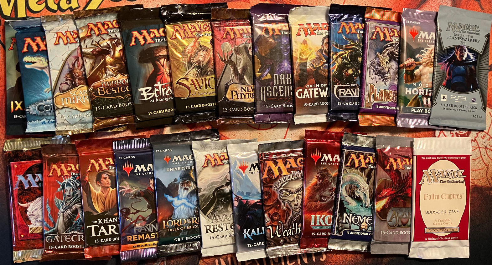 Magic the Gathering Booster Packs | Huge Variety | Vintage Draft Set Play