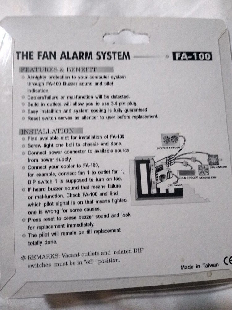 Just Cooler Fan Alarm System For Computer