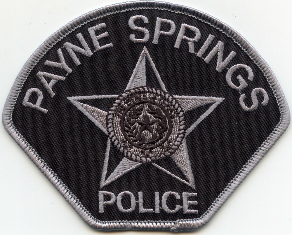 PAYNE SPRINGS TEXAS TX POLICE PATCH