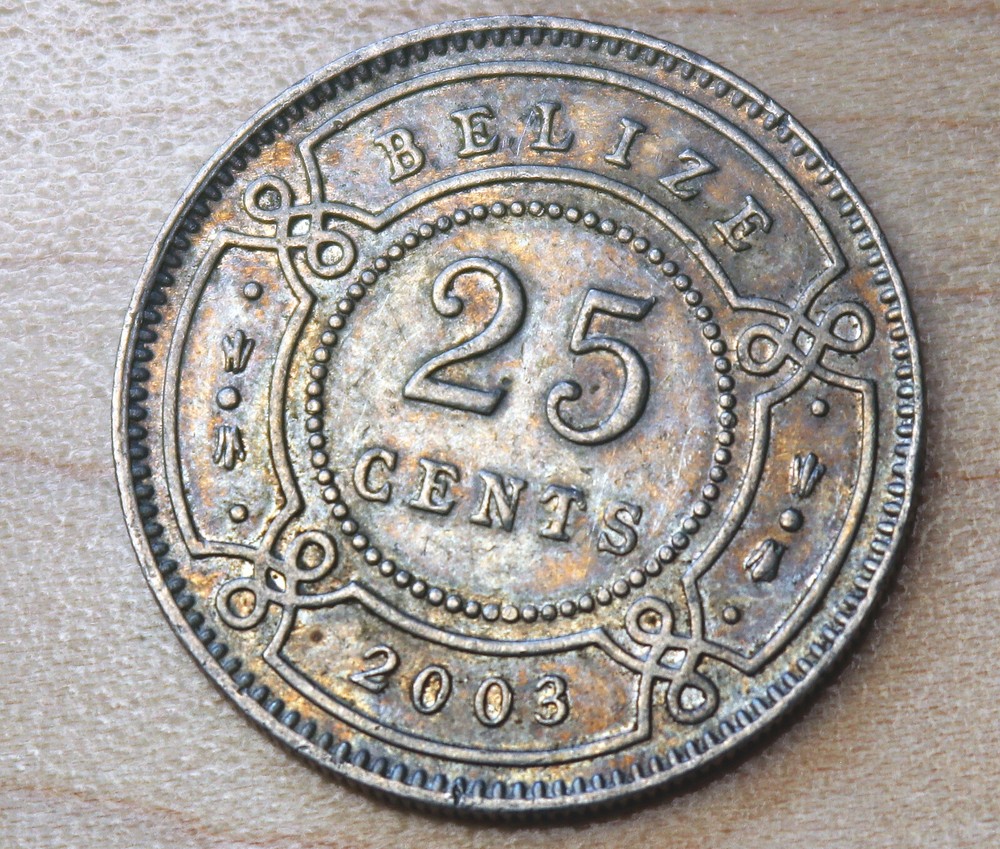 2003 Belize 25 Cents