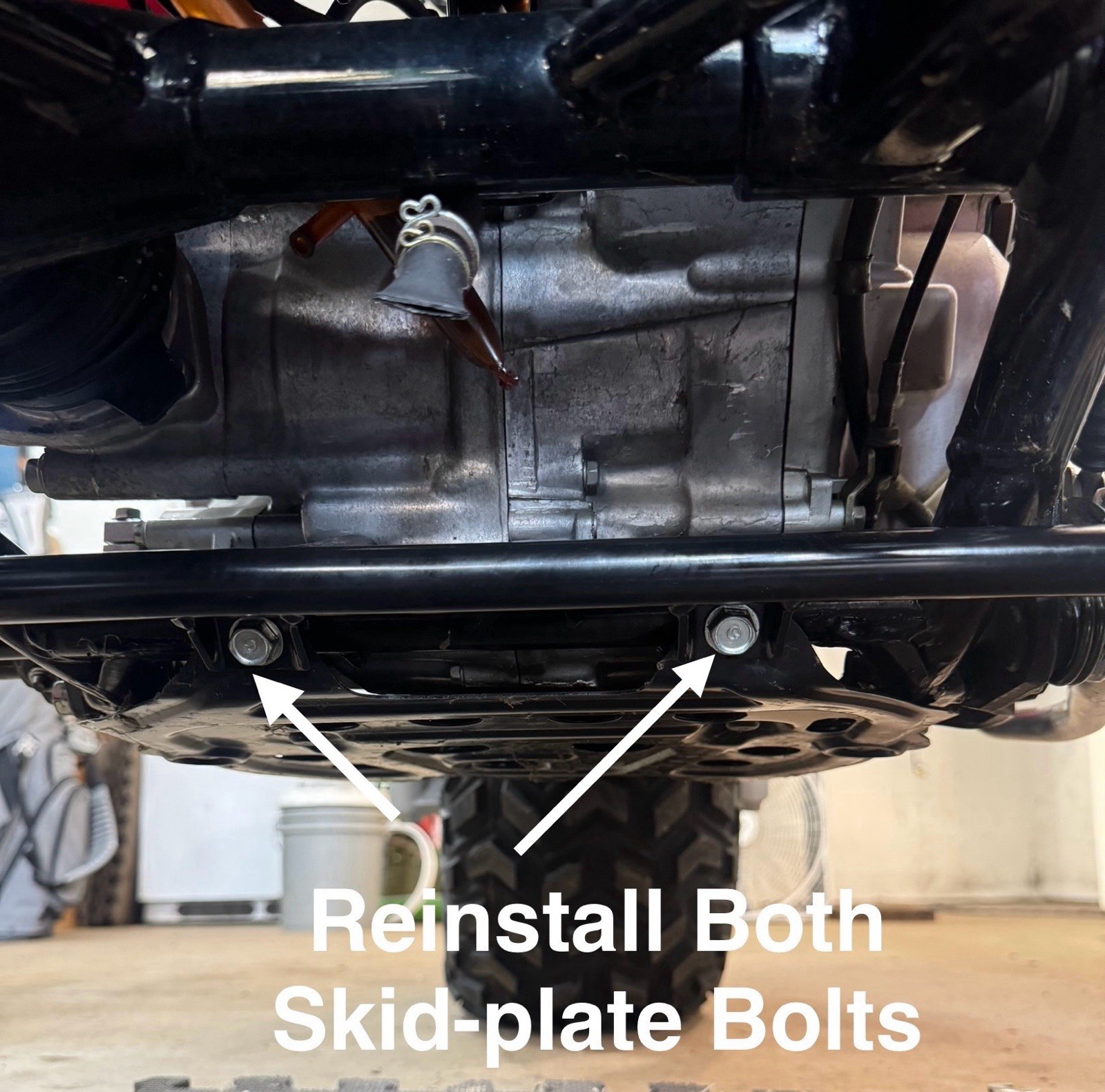 HONDA BIG RED 250 250ES HEEL GUARD FOOT REST 85-88 HONDA BIG RED