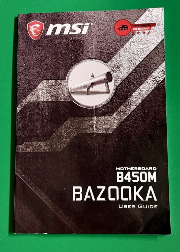 B450M Bazooka Installation And User Guide