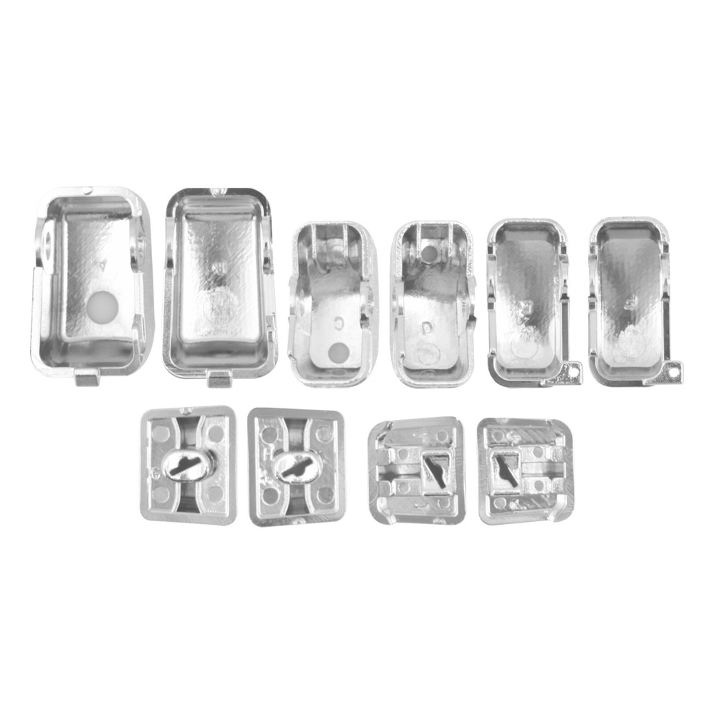 10x Replacement Switch Button Chrome Cap For Harley Touring Softail Dyna 96-2013