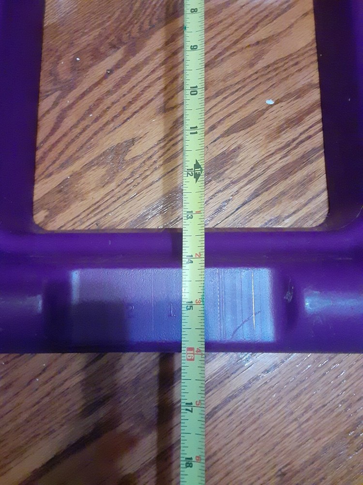 TWO RISERS For THE STEP Aerobics 16"x16" Stepper Exercise PURPLE