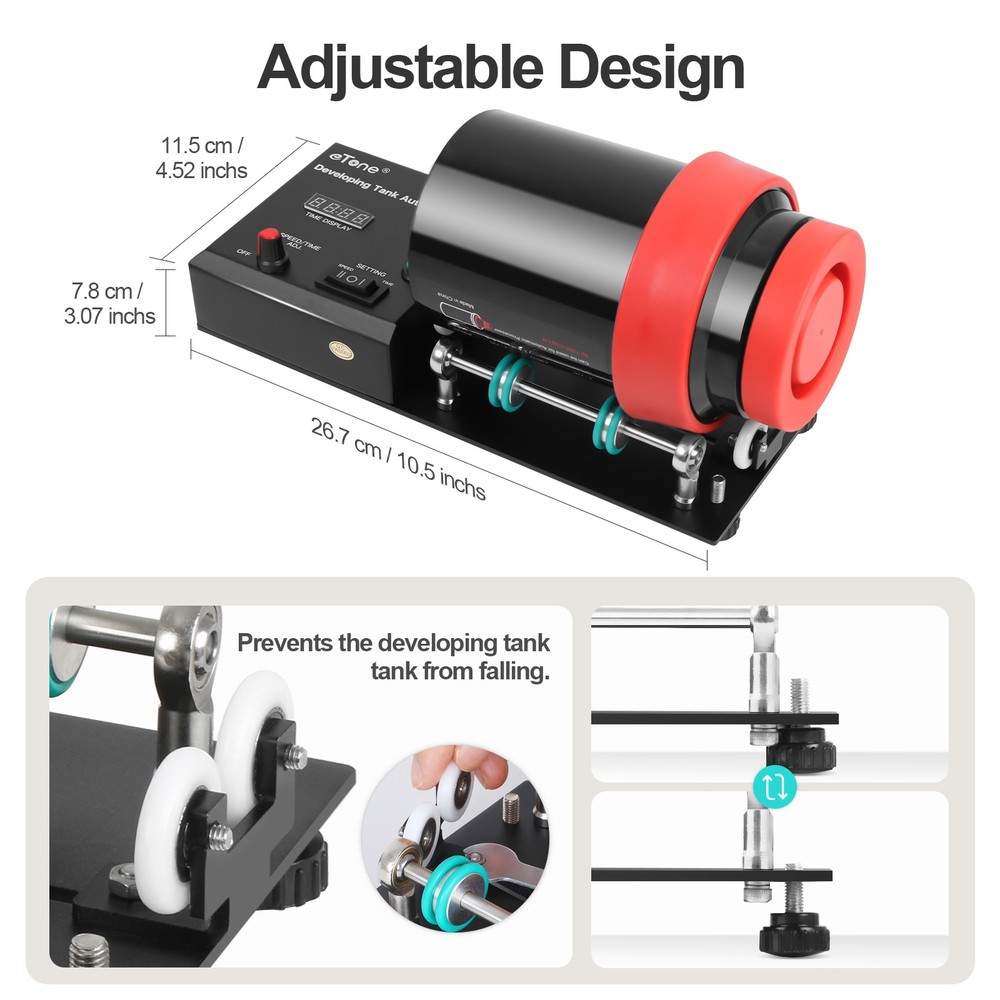 Automatic Darkroom Film Processor Machine For Jobo AP+3 Spirals Developing Tank