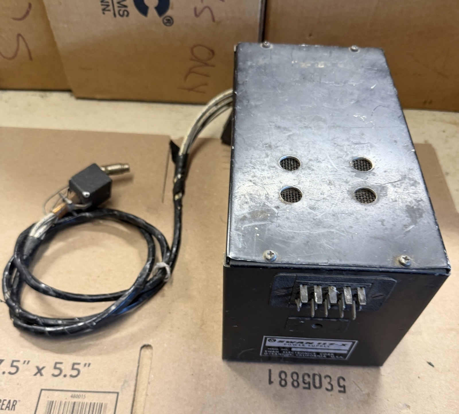 Swan 117-X Ham Radio Power Supply Untested