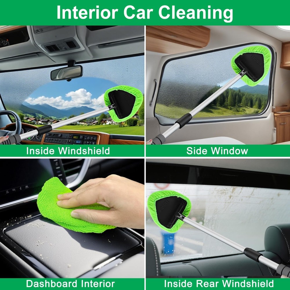 29-inch Windshield Cleaner Tool – Car Interior Window Cleaning Kit