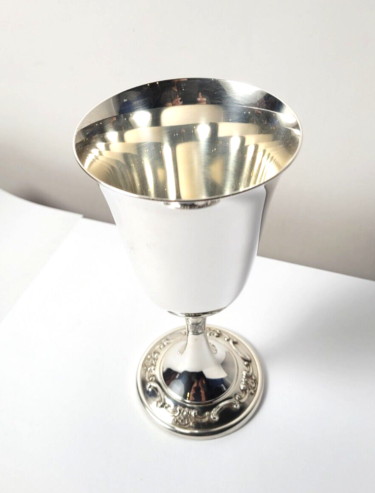Water Goblet Strasbourg Sterling Silver GORHAM SILVER