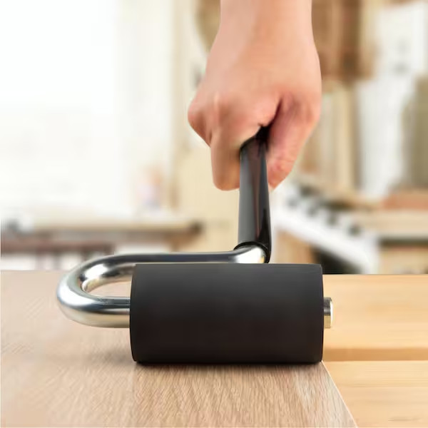 1-1/2 In. X 3 In. Long Handle J-Roller with Rubber Roller