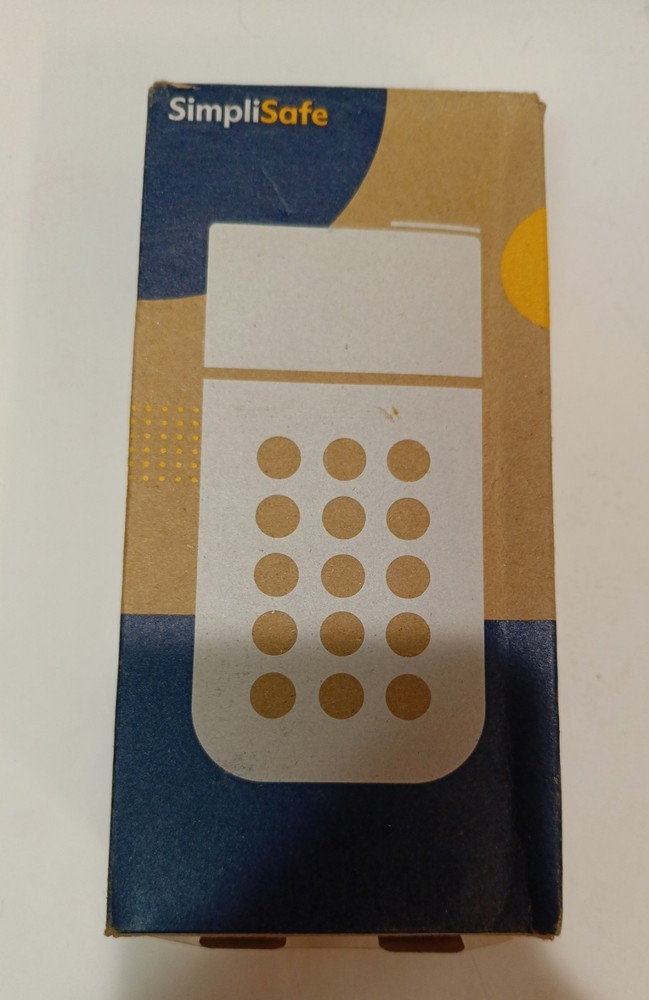 SimpliSafe Wireless Keypad KP3W White 3rd Generation *New Open Box*