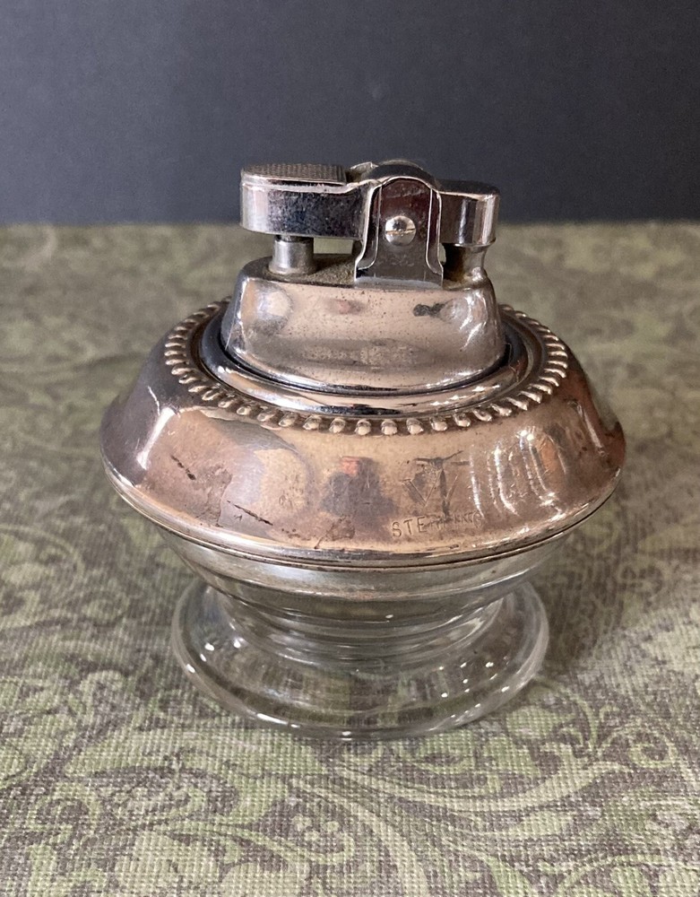 Wallace Sterling & Glass Lighter