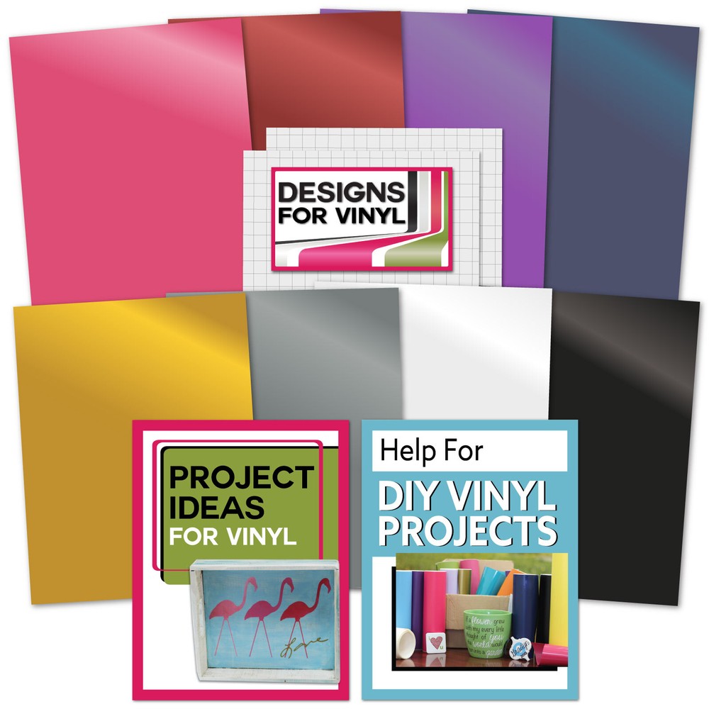 Cricut Beginner Adhesive Vinyl Value Pack, Weeding Tool Set Digital Guide