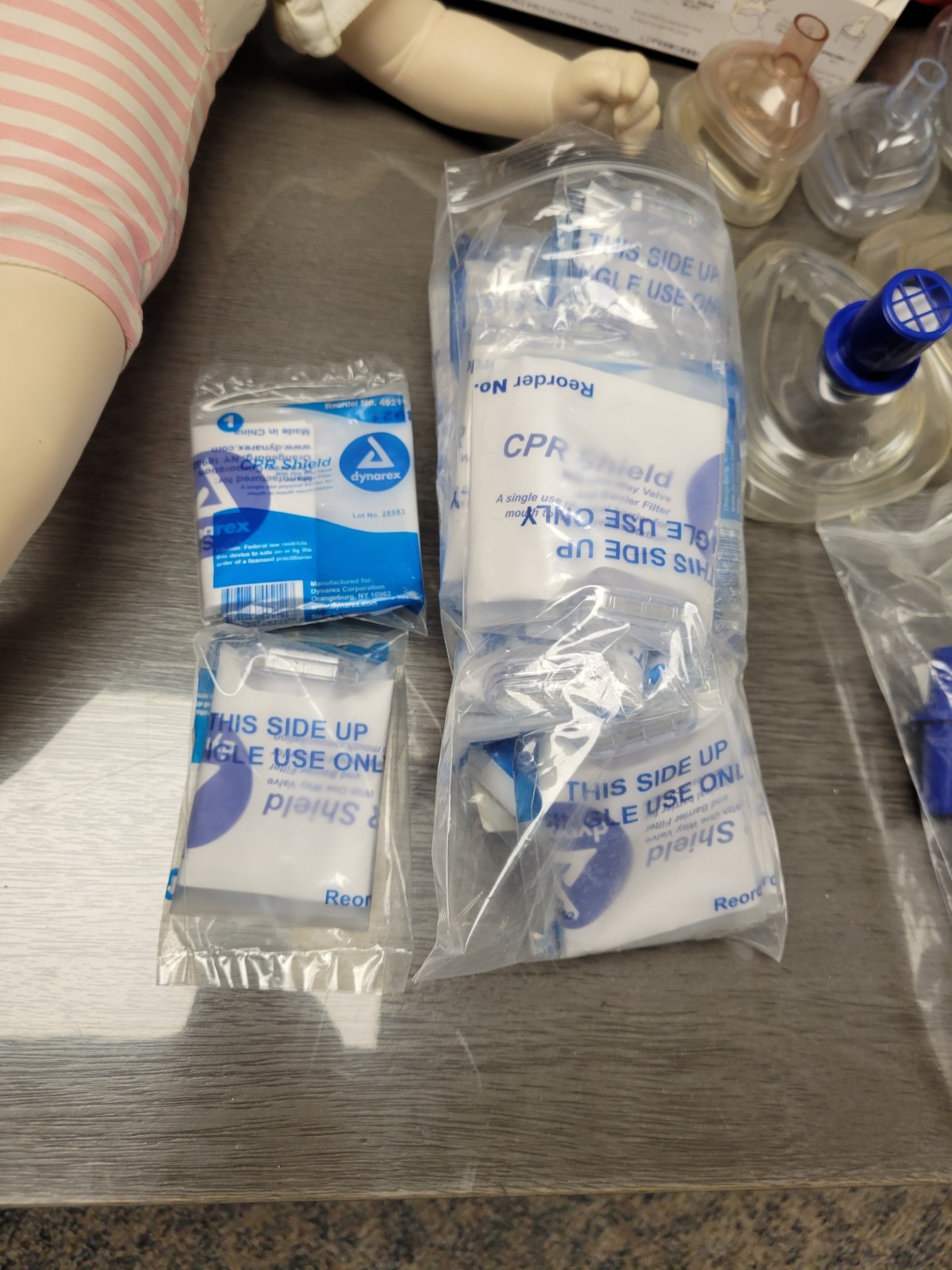 Huge Lot Of Prestan Adult Baby Anne CPR Manikin Kit Trainer Bundle With Extras