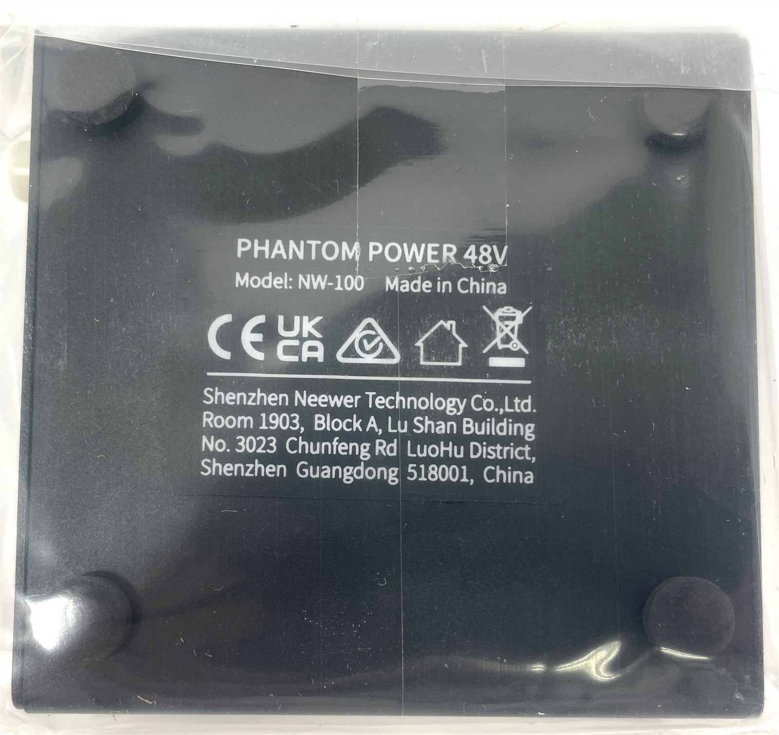 New Open Box NEEWER NW-100 1-Channel 48V Phantom Power Supply 40085860