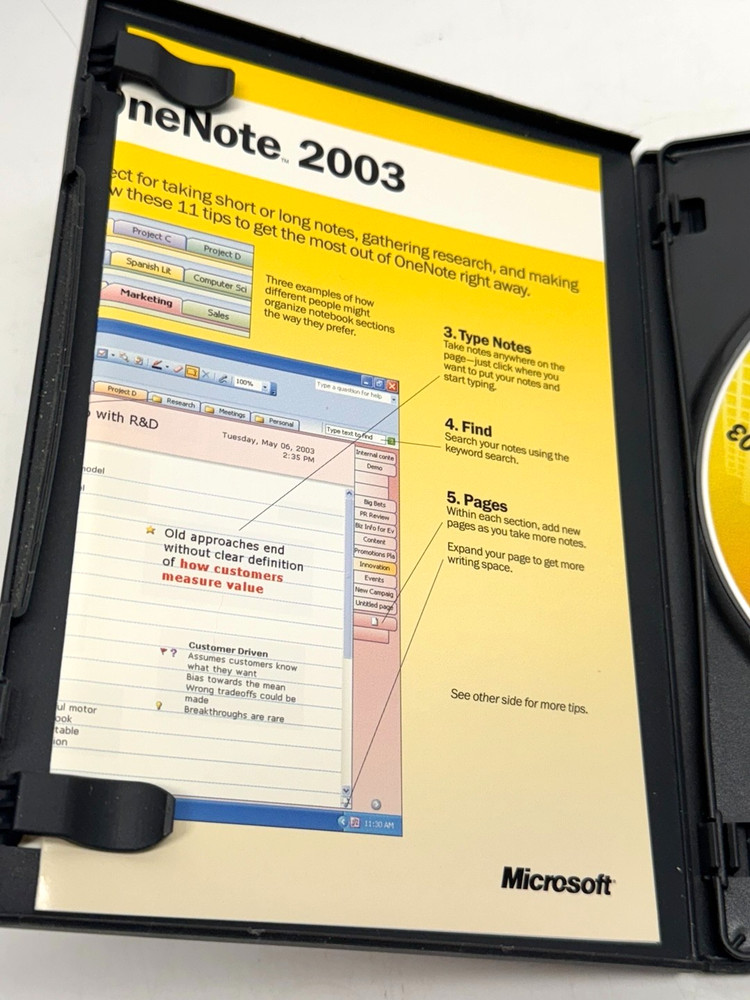 Microsoft Office: OneNote 2003 - Full Version for Windows