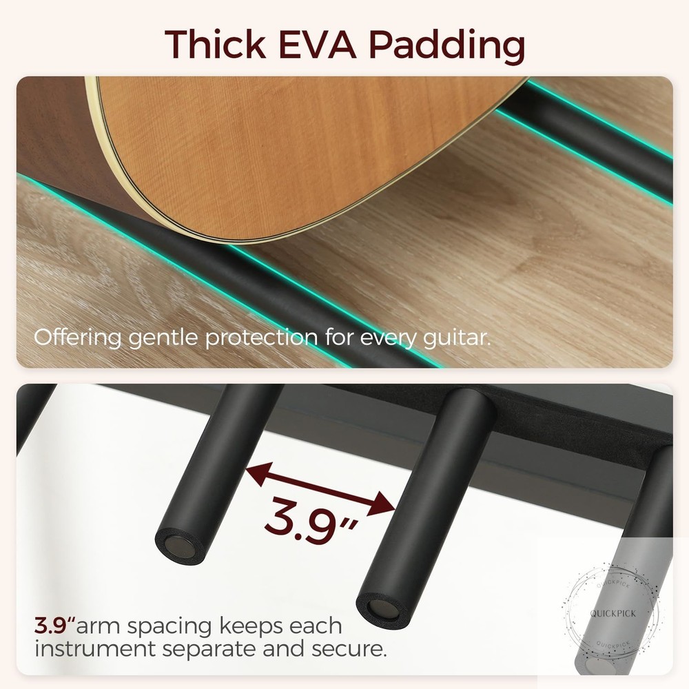 Guitar Stand, Multiple Guitar Rack Holder for Various Instruments, Multi-Instrum