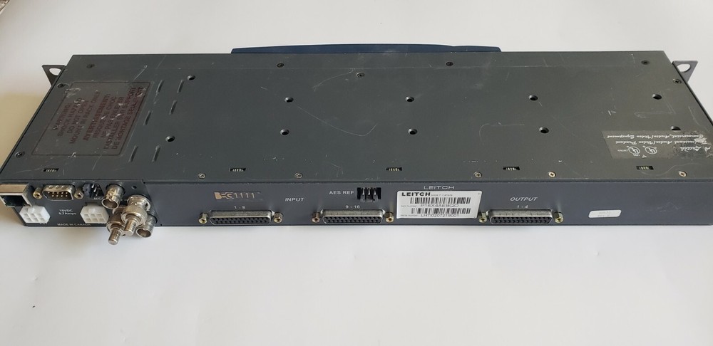 Leitch P16X4AEBQO Compact Panacea Router 16X4 Audio Video Processor System