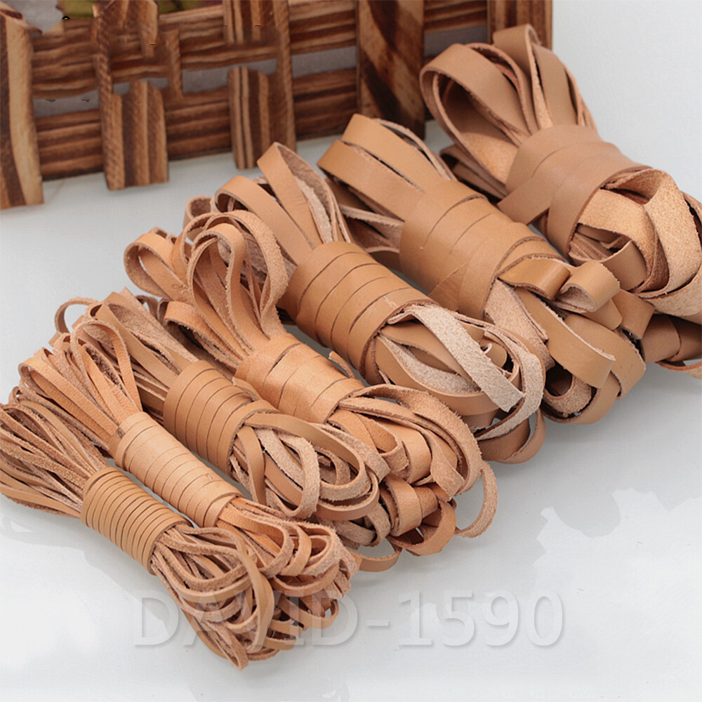 2mm-10mm Width Flat Cow Real Leather High-quality Finding Cord String Lace Rope