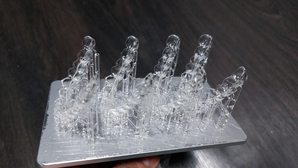 DLP SLA LCD 3d printer CLEAR ALIGNER resin