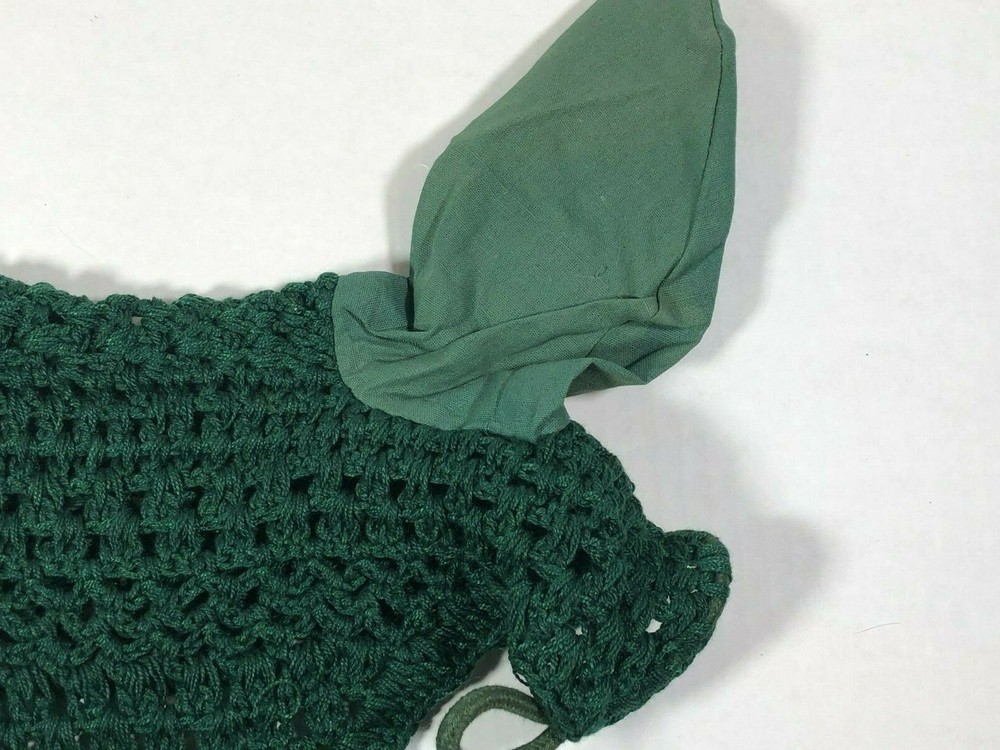 New - Hunter Green Fly Mask - Pony Size