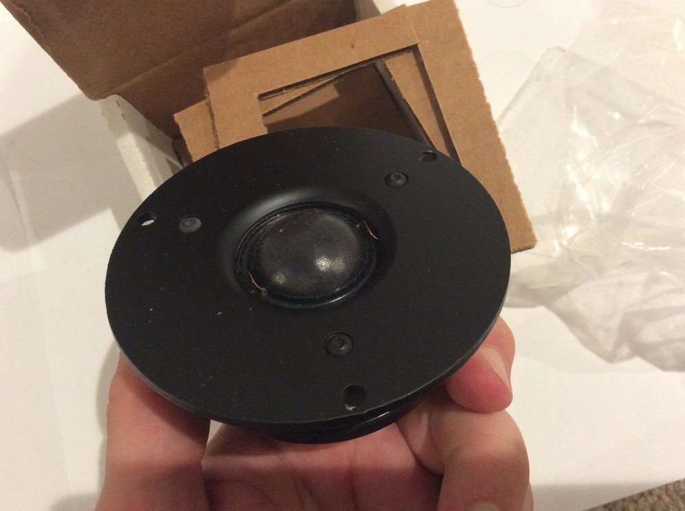 One Morel MDT 30 Liquid Cooled Soft Dome Tweeter