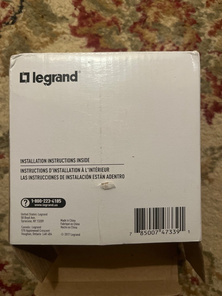 LeGrand Porcelain Ceiling Lampholder Pull Chain Light Socket Outlet 288