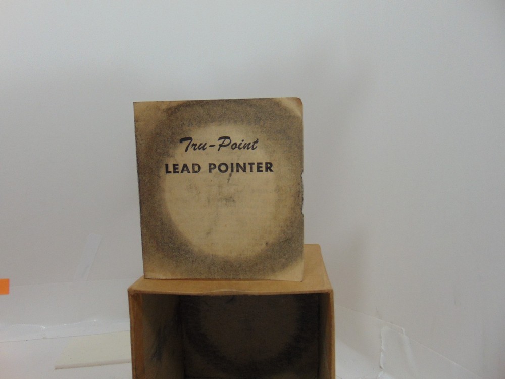 Vintage Tru-Point Draftsman's Pencil Pointer Lead Sharpener with Original Box