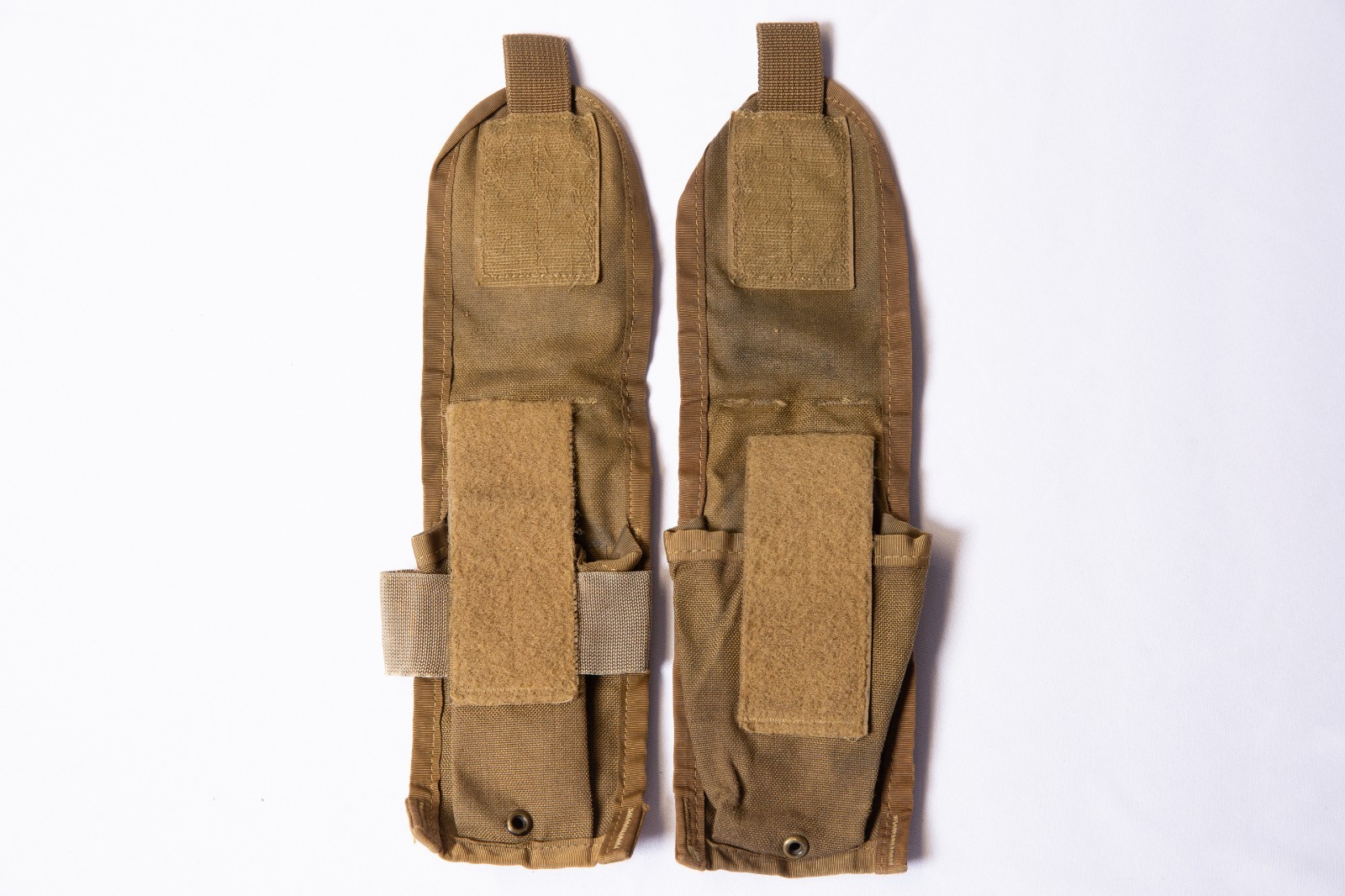2-PACK USMC MOLLE II 5.56 Double Magazine Pocket Pouch Coyote Brown