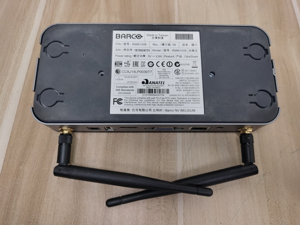 Barco R9861008 Clickshare Wireless Presentation System *NO Adapter*