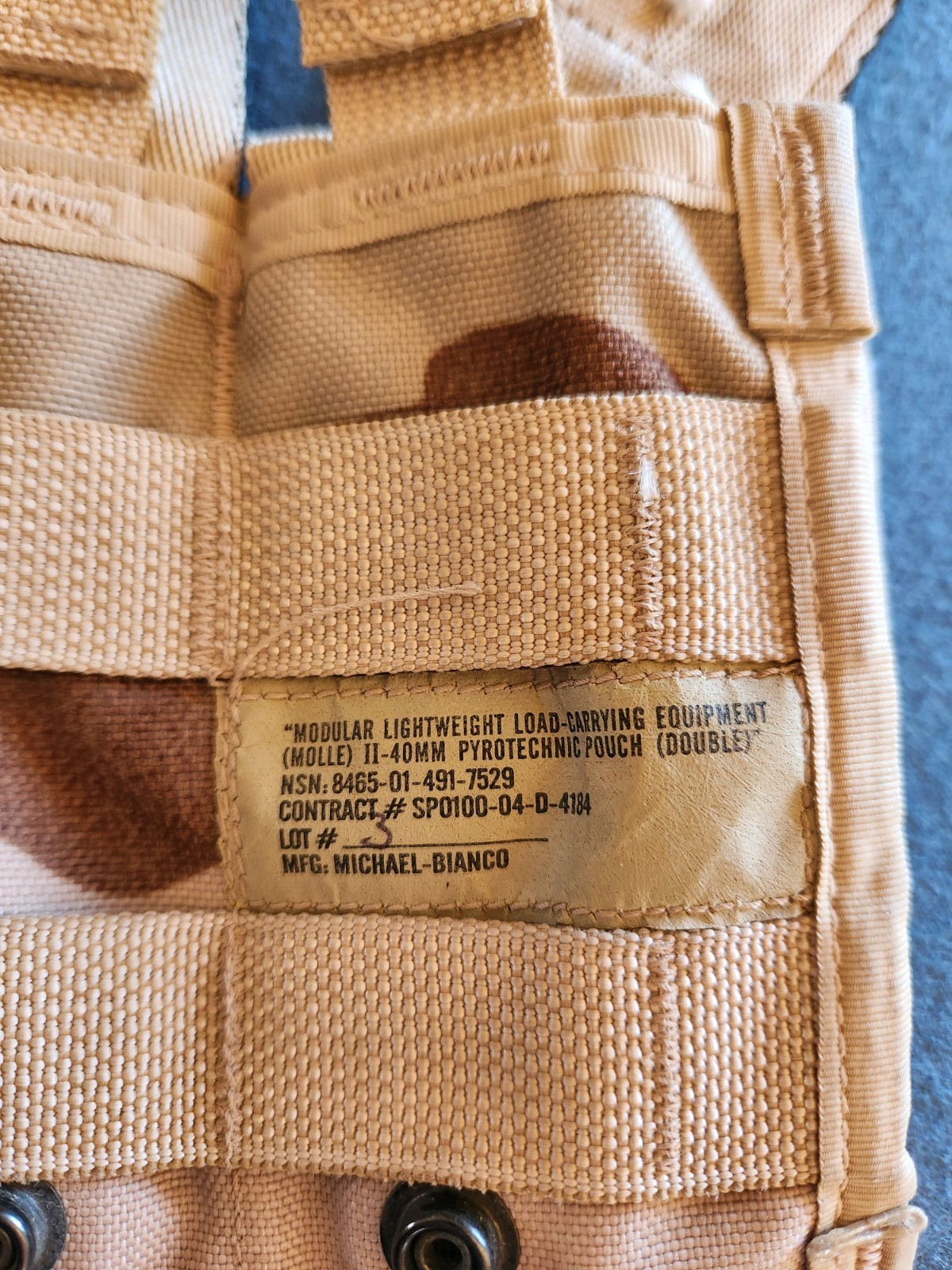 US Military RACK LOAD BEARING VEST system, Desert camo