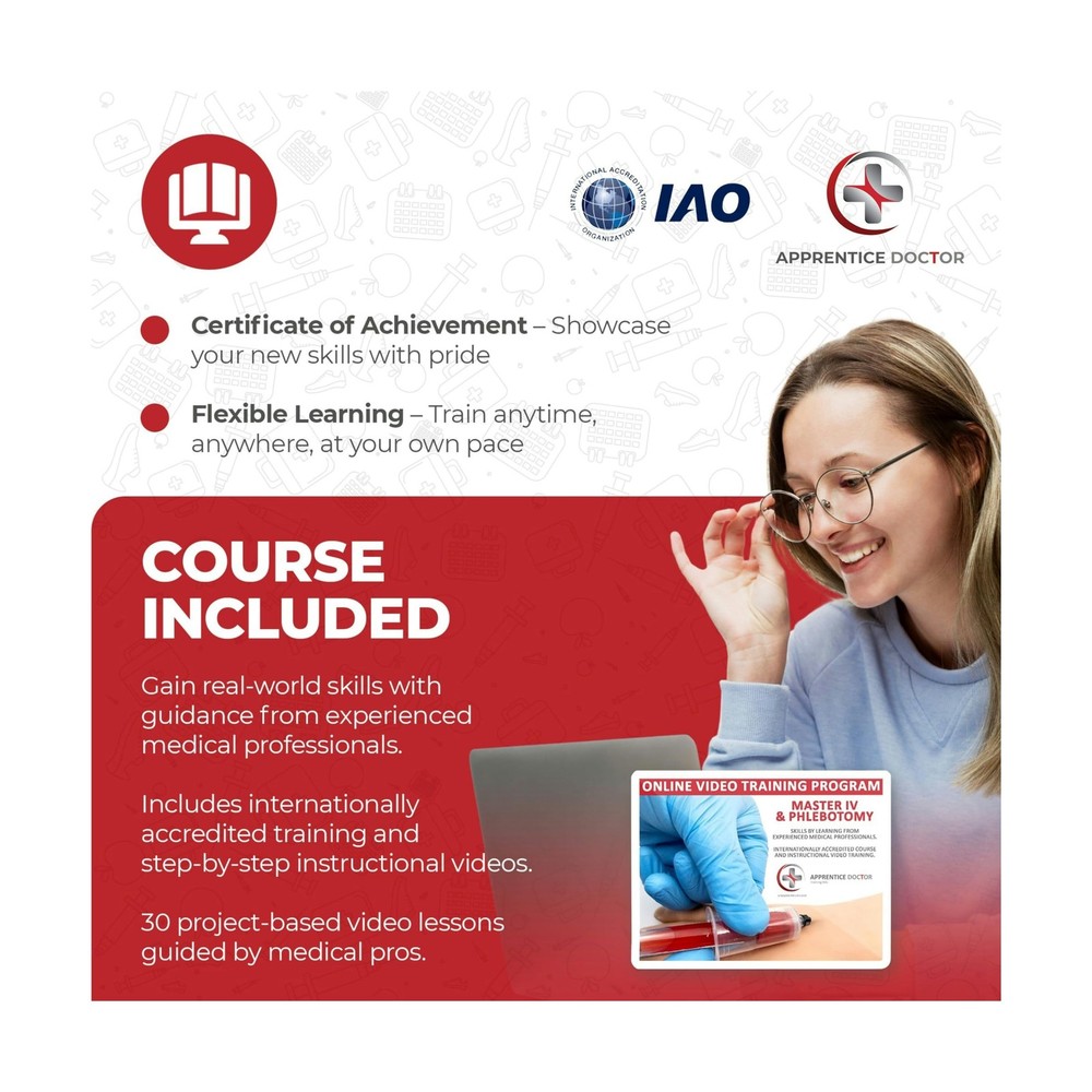 The Apprentice Doctor Phlebotomy Practice Kit – Complete Phlebotomy Traini