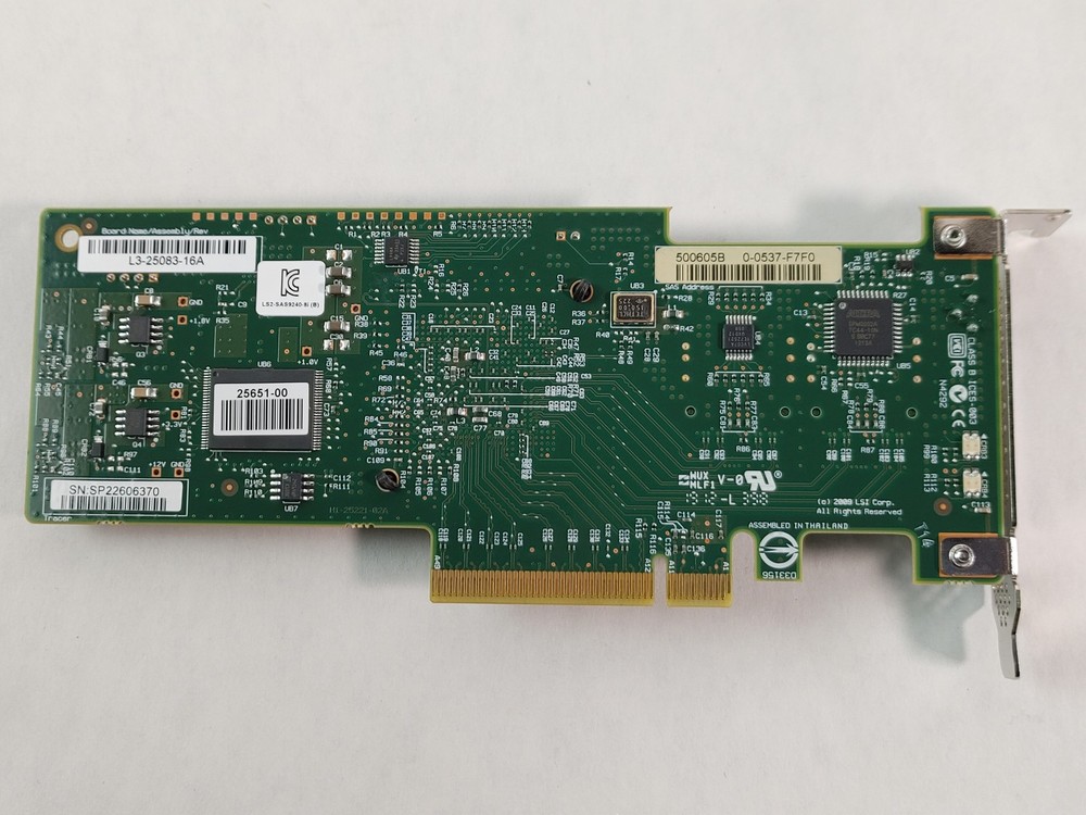 Cisco MegaRAID 9220-8i UCSC-RAID-9220-8i PCI-E x8 Low Profile RAID Card