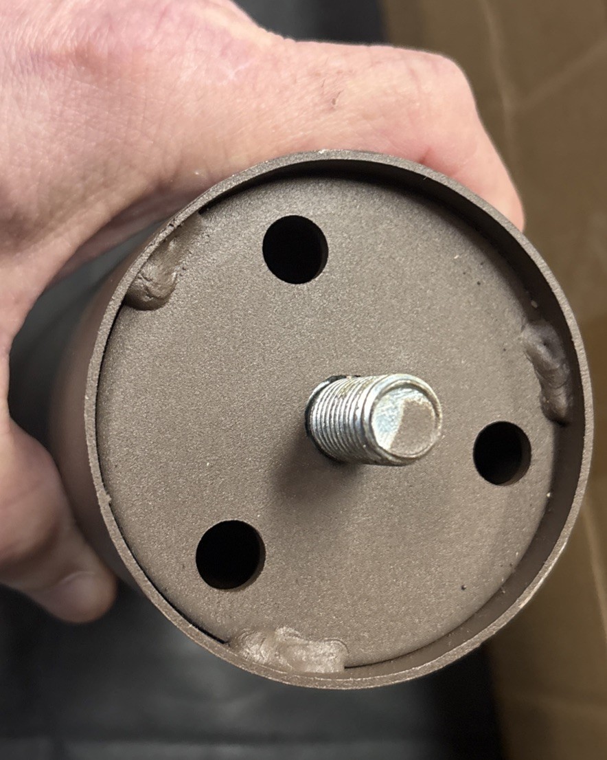 (Set of 4) Tempur-Pedic Ergo Premier Adjustable Base 9" Brown Metal Legs