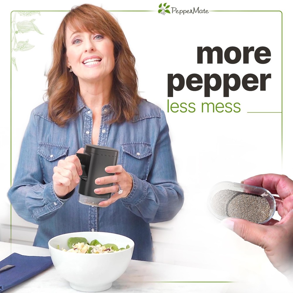 Manual Pepper Grinder Mill - Adjustable Coarseness, High-Efficiency Set