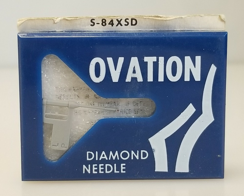 OVATION Diamond Phonograph Needle, S-84XSD, New