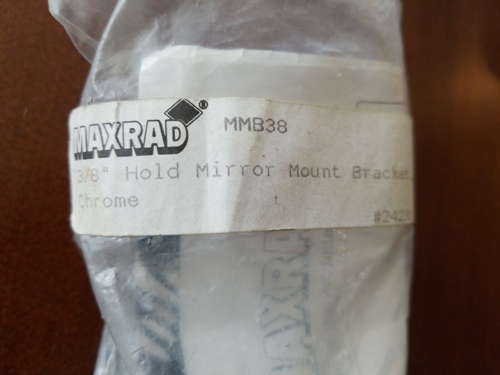 Maxrad MMB38 Chrome 3/8" Hold Mirror Mount Bracket