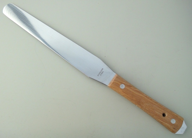 Screen Printing Stainless Steel Ink Spatula