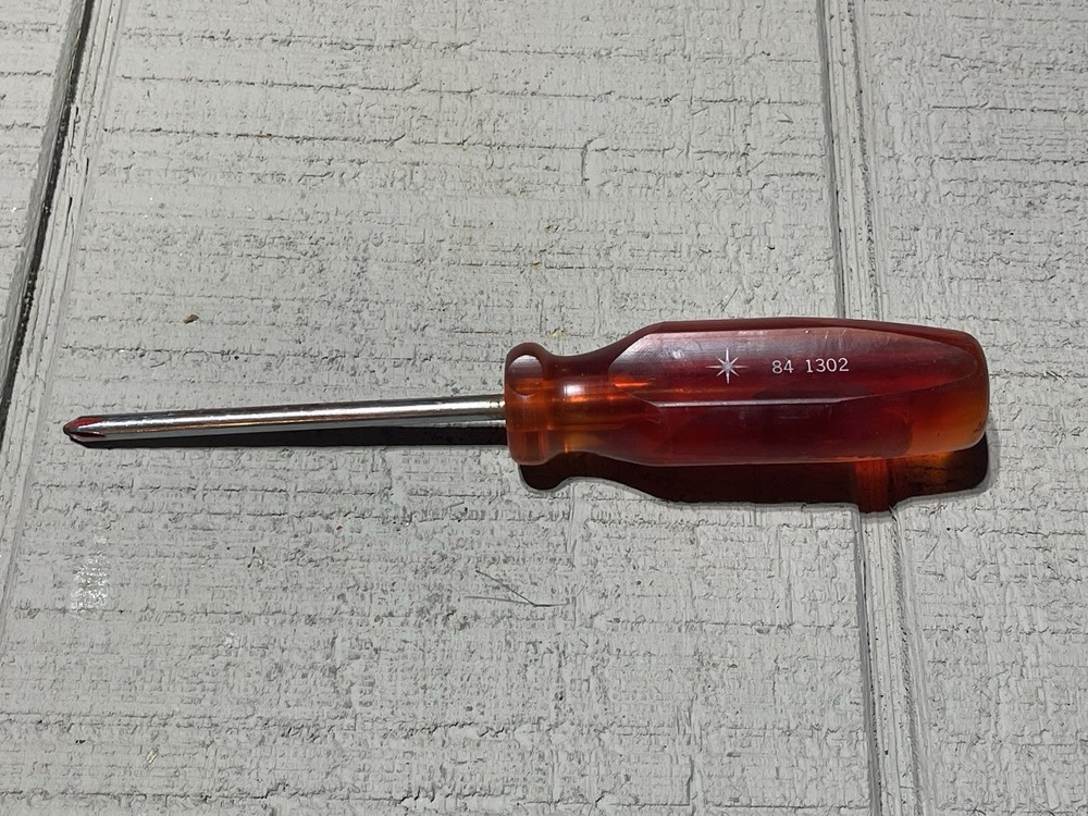 VINTAGE * 84 1302 Screwdriver #2X4” Flathead