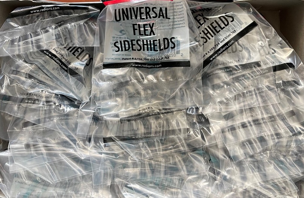 Radians 99705 Universal Flex Sideshield VisionAid Clear Sideshield