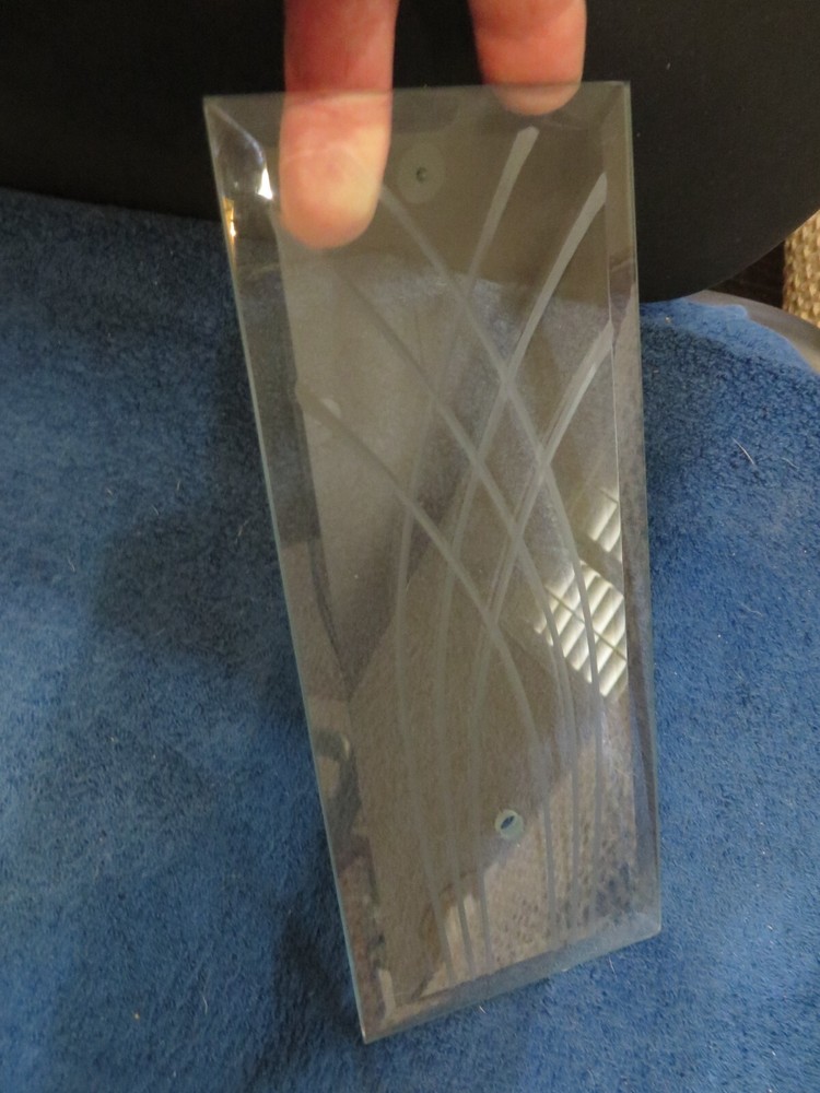 Beveled with Design Glass Panel *