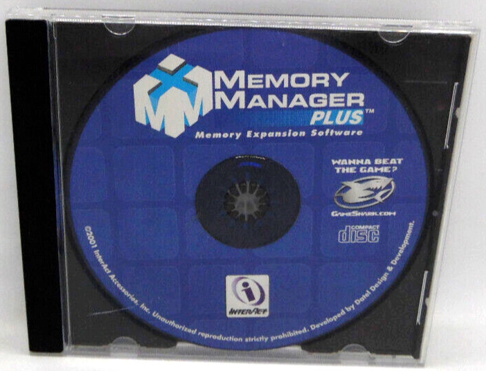 Memory Manager Plus Game Shark pS2 Playstation 2