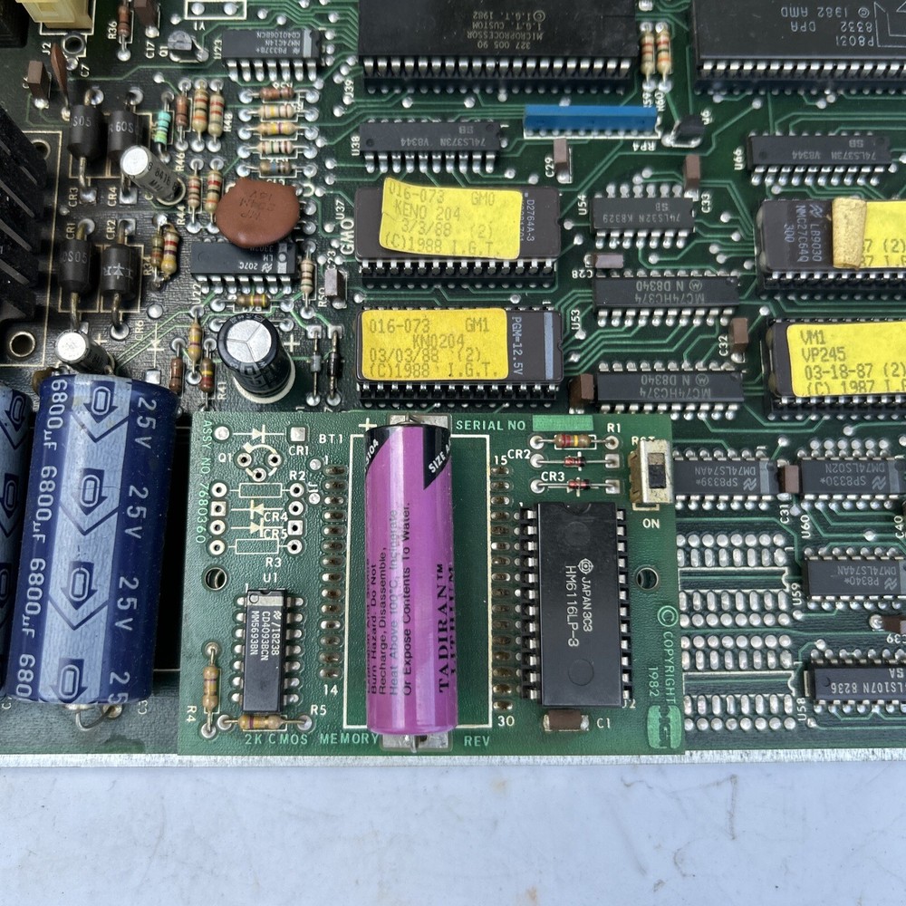 Slot Machine Vm1 Mpu CPU PCB Board If66-3