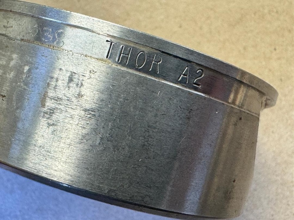 THOR A2 PUNCH & DIE .655 + .038 .656 + .038 .656