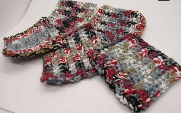 handmade crochet coasters