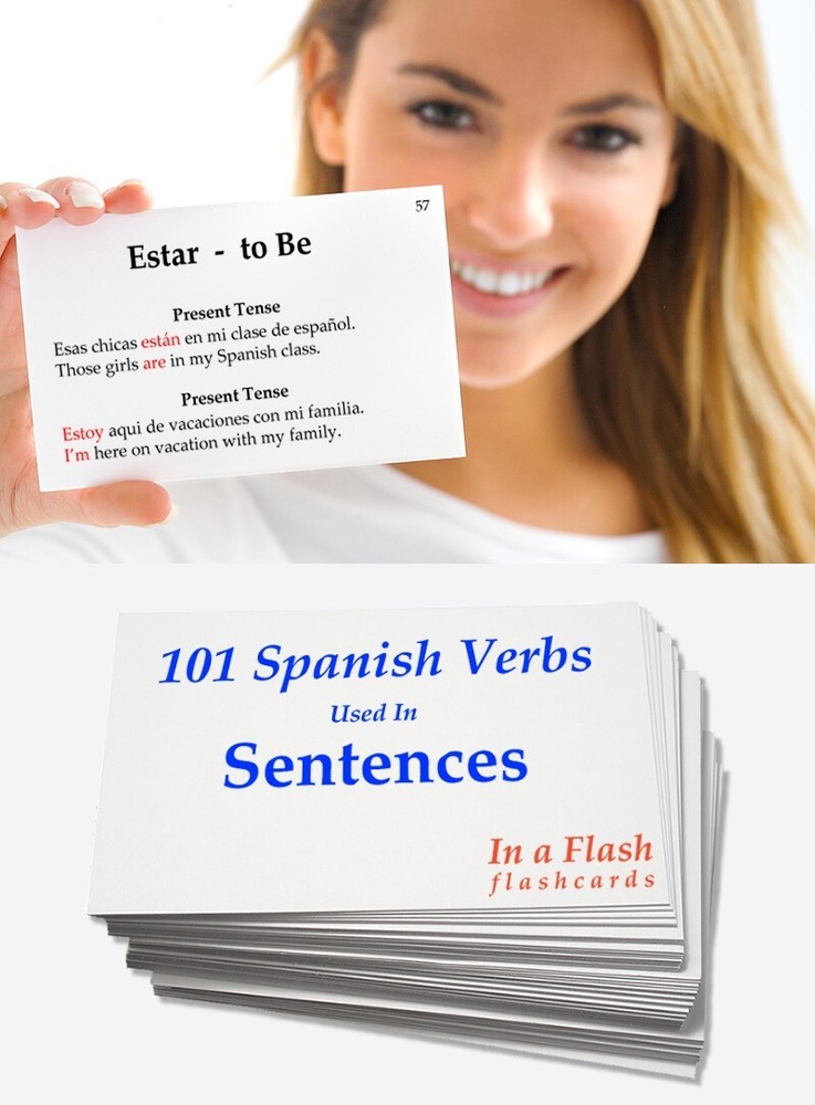 Spanish Verb Flashcards Two Deck Special