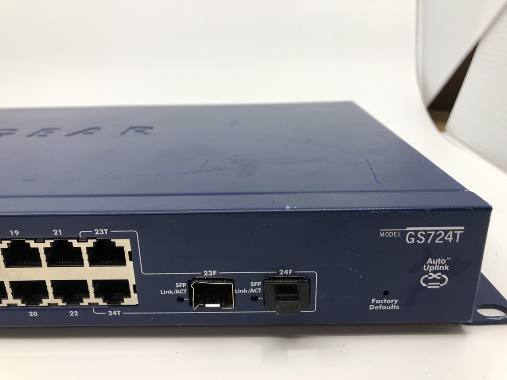 NetGear ProSafe (GS724T v3) 24-Port External Switch Managed